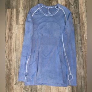 Blue/Purple Lululemon long sleeve top, size 8